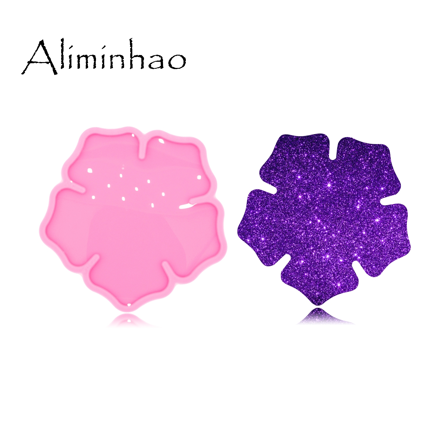 Geode Mold Silicone - DY0488 Shiny High Quality Flowers Shape