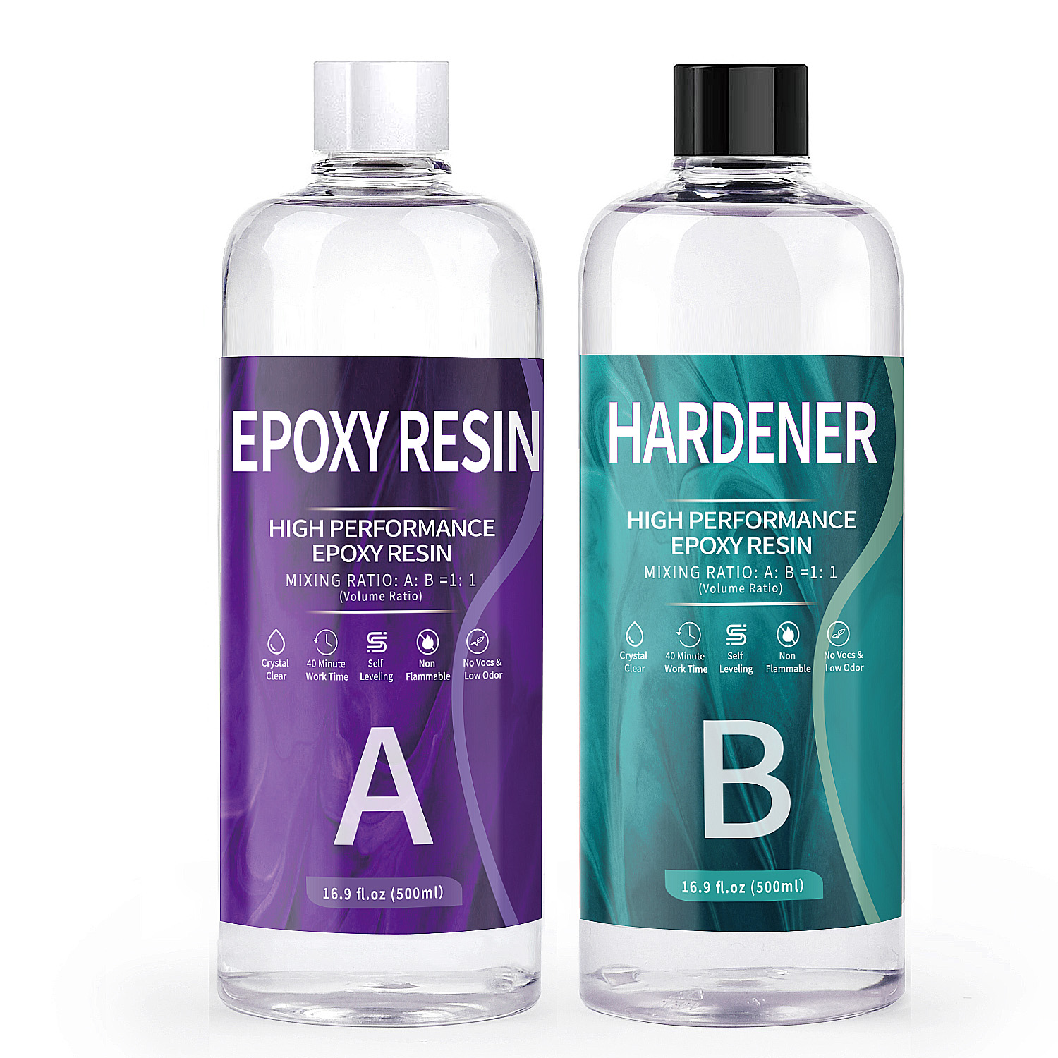 Epoxy Uv Resin Kit - 1:1 AB Resin Epoxy Crystal Glue