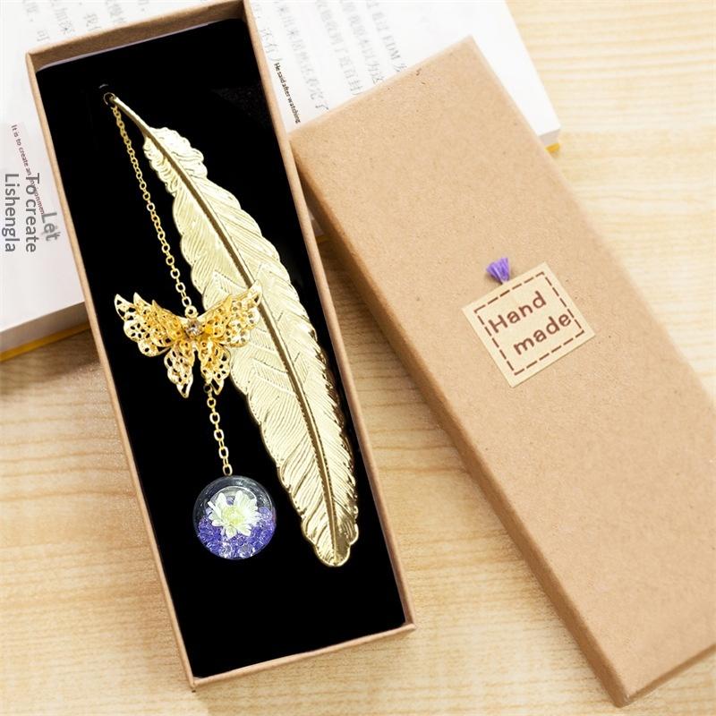 1PC Metal Bookmark Creative Im - Dried Flower Bulk 리뷰 및 가격