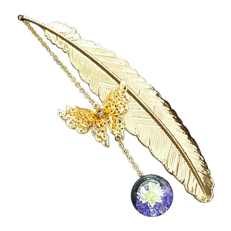 1PC Metal Bookmark Creative Im - Dried Flower Bulk 리뷰 및 가격