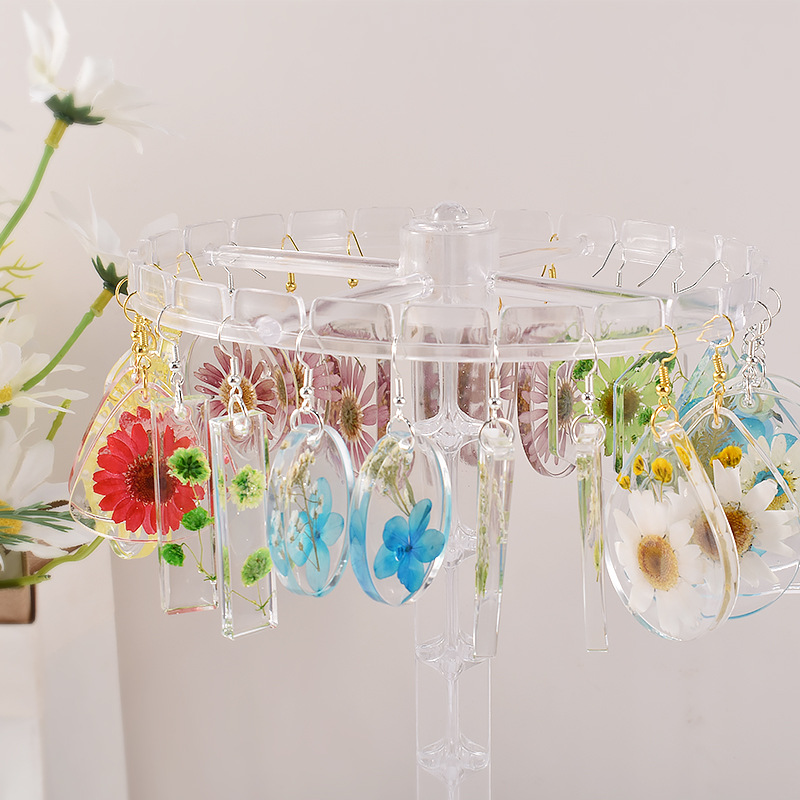 Geometric Earring Pendant Sili - Epoxy Uv Resin Kit 리뷰 및 가격