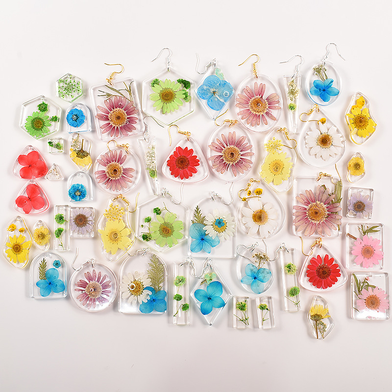 Geometric Earring Pendant Sili - Epoxy Uv Resin Kit 리뷰 및 가격