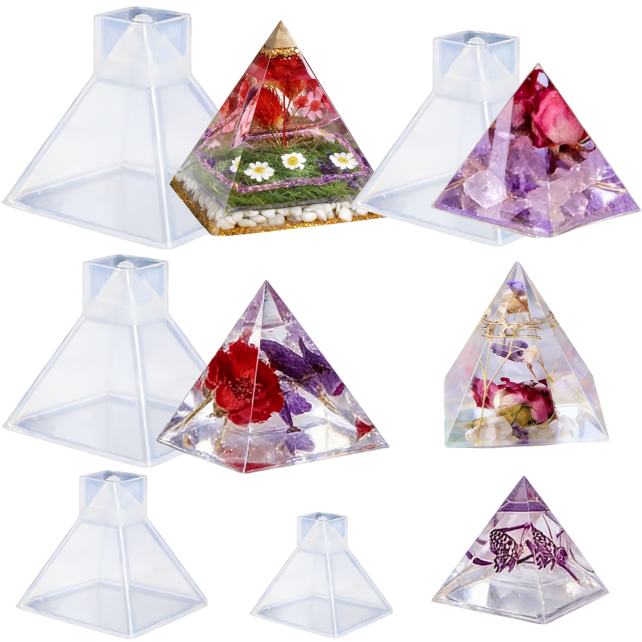 5pc- Pyramid resin molds of va - Resin Jewelry Kit 리뷰 및 가격