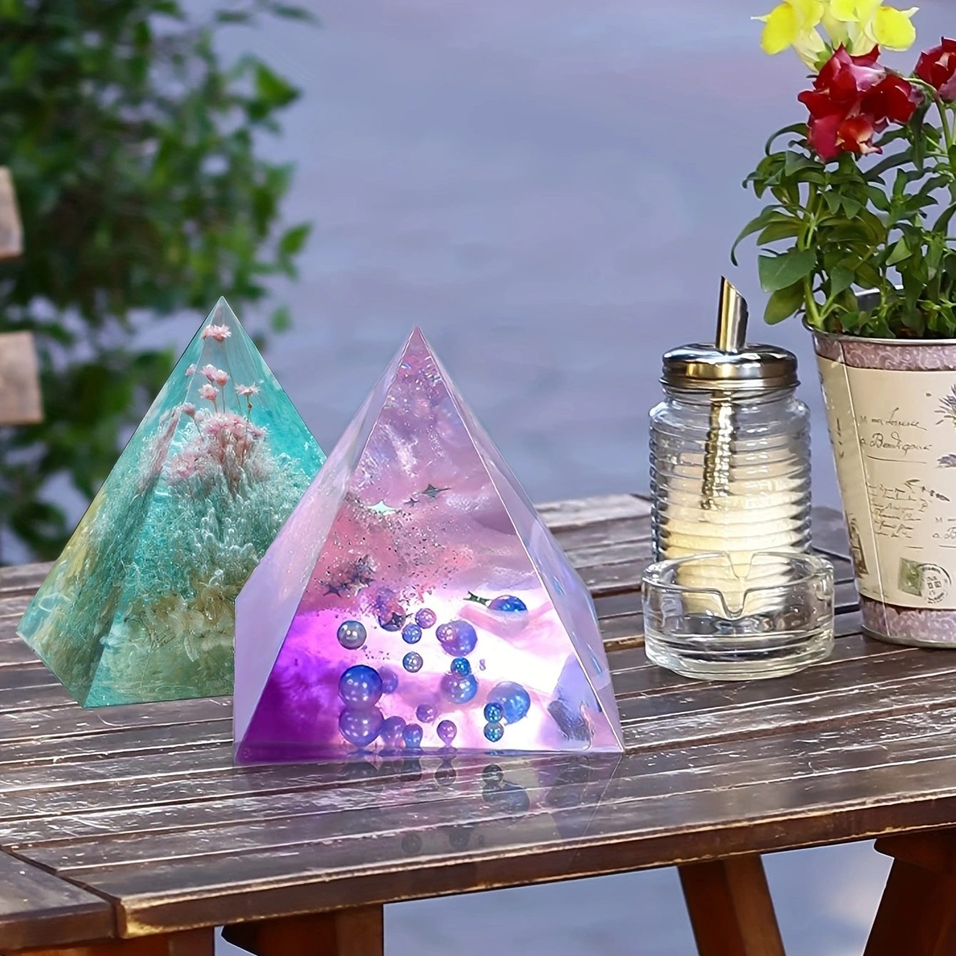 5pc- Pyramid resin molds of va - Resin Jewelry Kit 리뷰 및 가격
