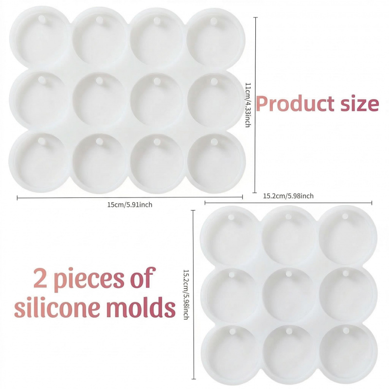 2 Resin keychain mold ，3.3cent - Resin Pigment Set 리뷰 및 가격