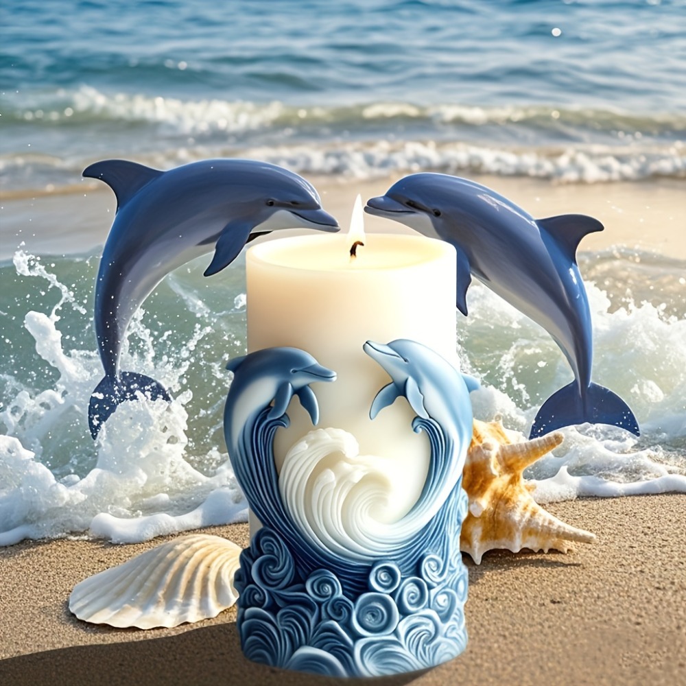 Ocean Theme Silicone Candle Mo - Resin Ocean Wave Mold 리뷰 및 가격