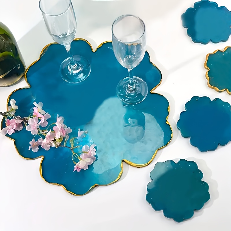 5pcs Mirror Large Flower Small - Flower Preservation Resin 리뷰 및 가격