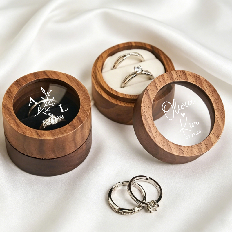 Personalized Wedding Ring Box  - Wood Ring Blank 리뷰 및 가격