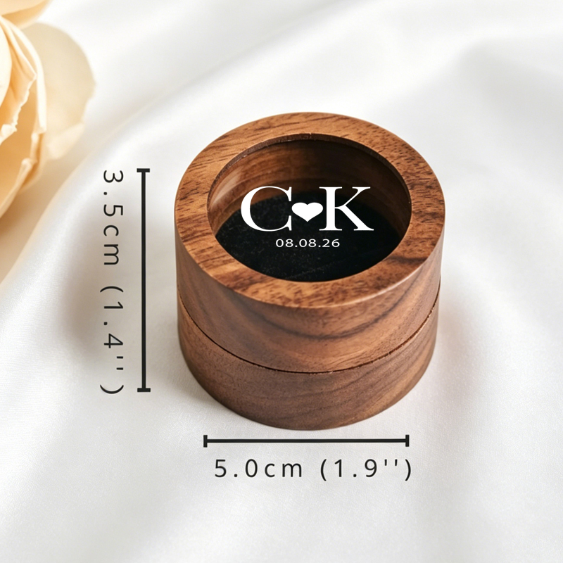 Personalized Wedding Ring Box  - Wood Ring Blank 리뷰 및 가격