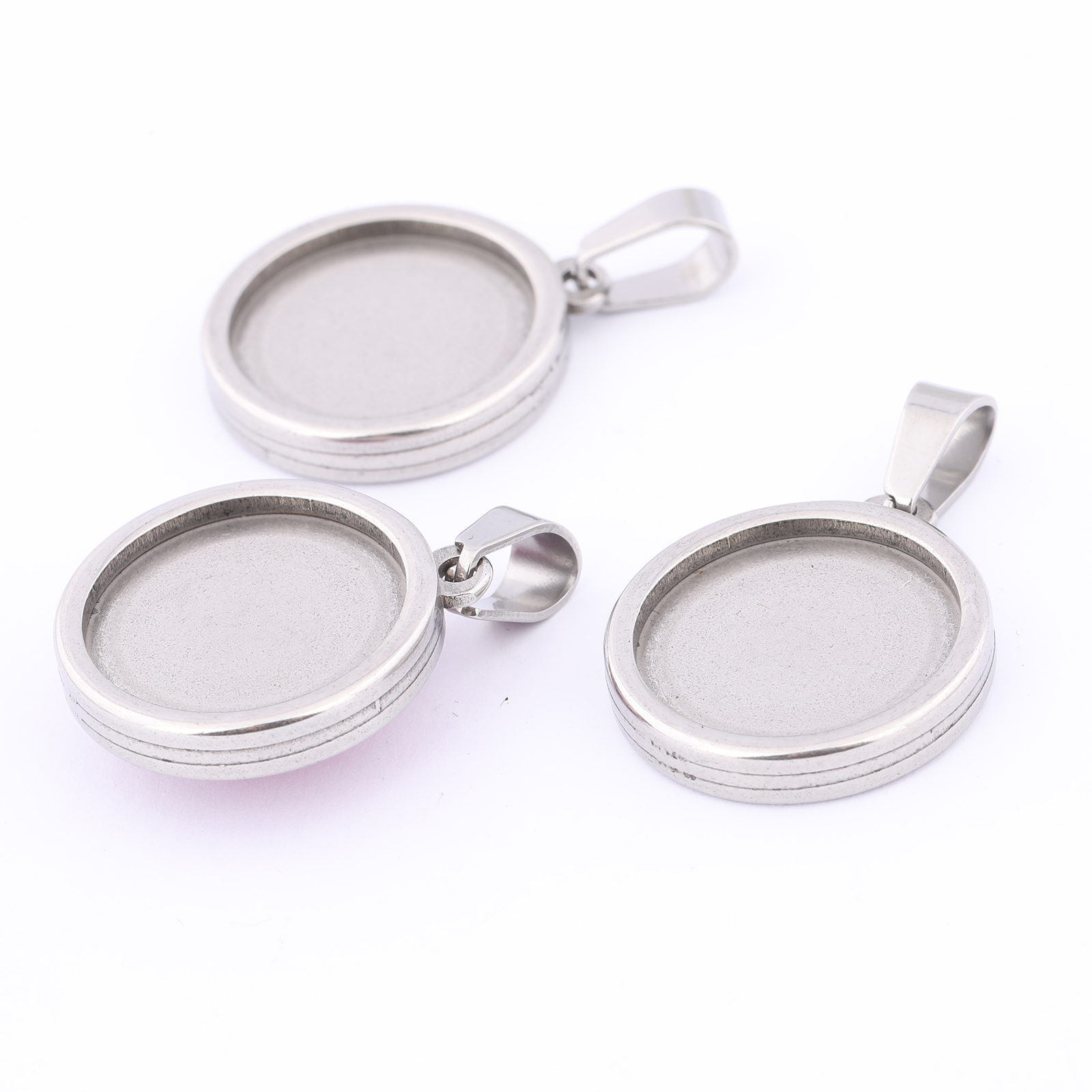 5pcs Stainless Steel Gold Plat - Bezels Set Pendant 리뷰 및 가격