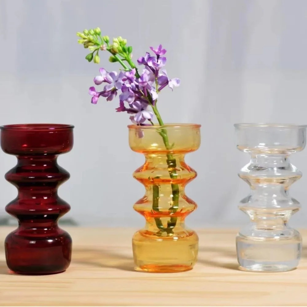 Colorful Vases Glass Ornaments - Dried Flower Bulk 리뷰 및 가격