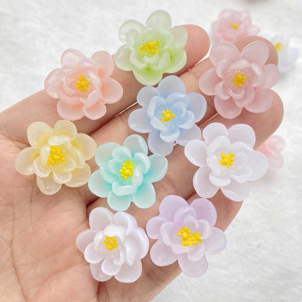 10Pcs New Cute Cartoon Flower  - Flower Preservation Resin 리뷰 및 가격
