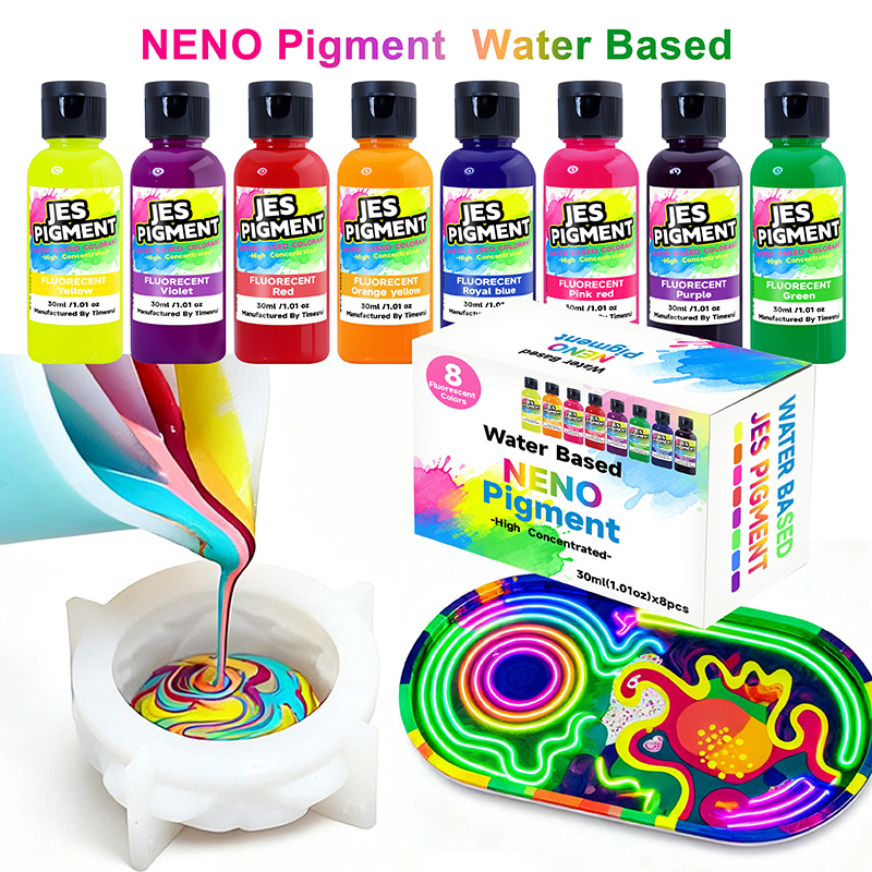 8colors/set fluorescent pigmen - Resin Pigment Set 리뷰 및 가격