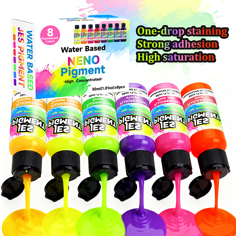 8colors/set fluorescent pigmen - Resin Pigment Set 리뷰 및 가격