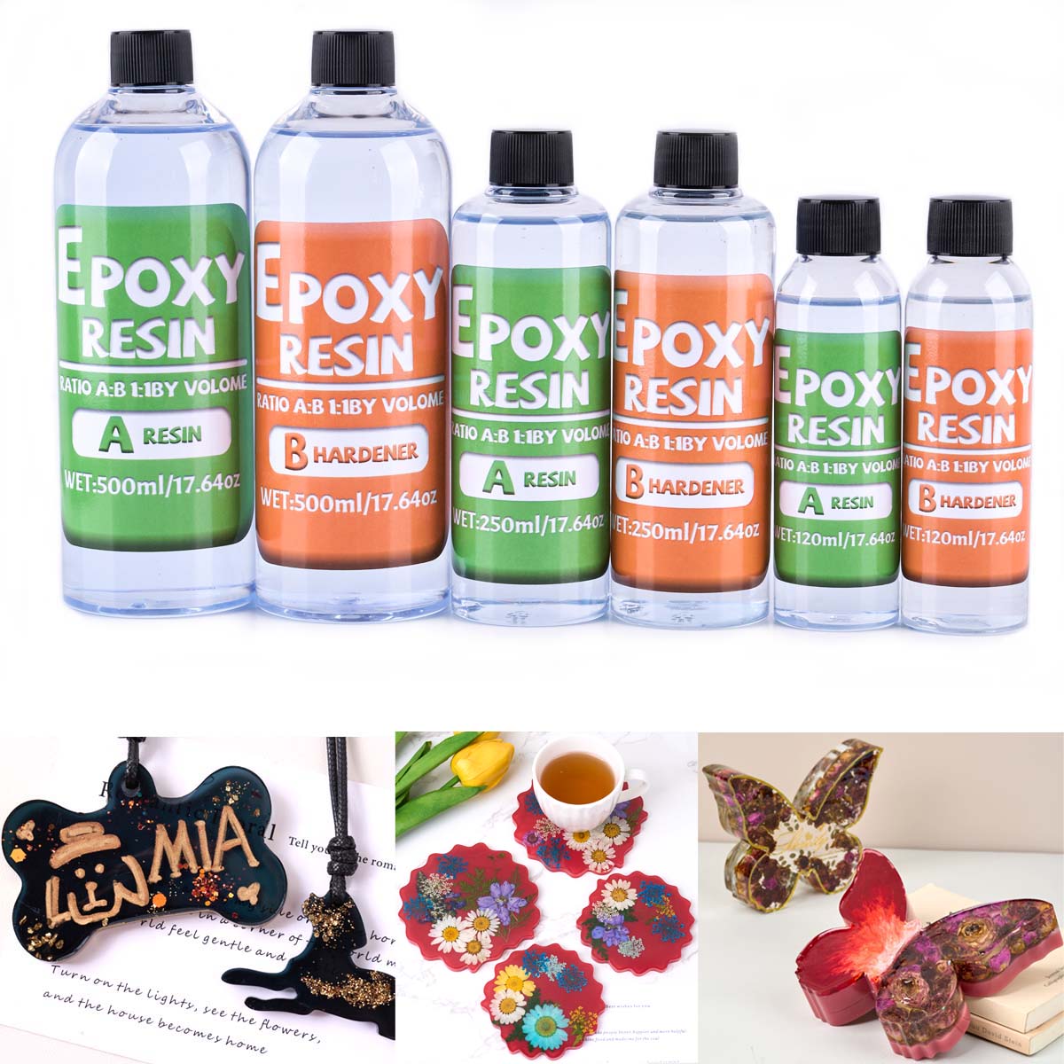 1:1 Ratio Epoxy Resin Kit Anti - Resin Jewelry Kit 리뷰 및 가격