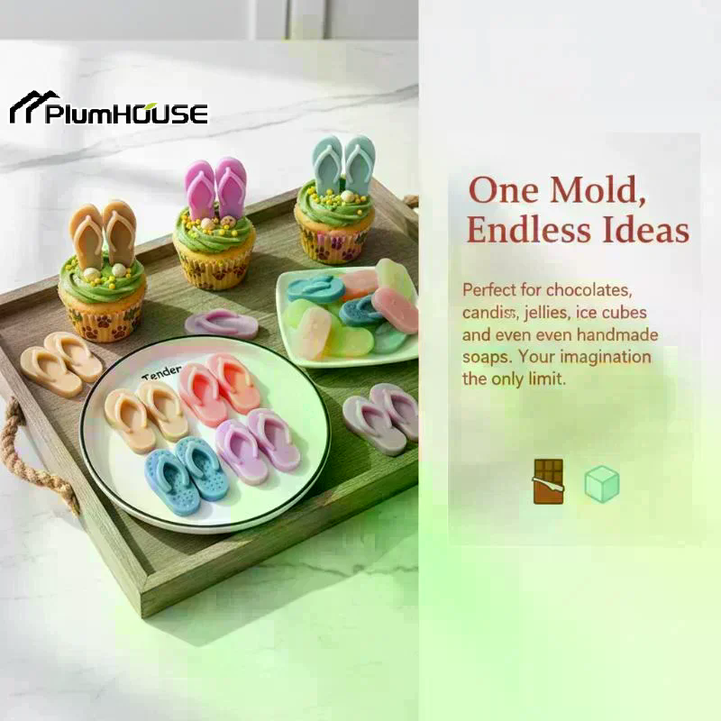 Beach Shoes Silicone Mold Summ - Silicone Mold Tray 리뷰 및 가격