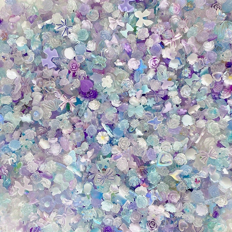 50pcs/pack Luminous Light Resi - Resin Glitter Pack 리뷰 및 가격