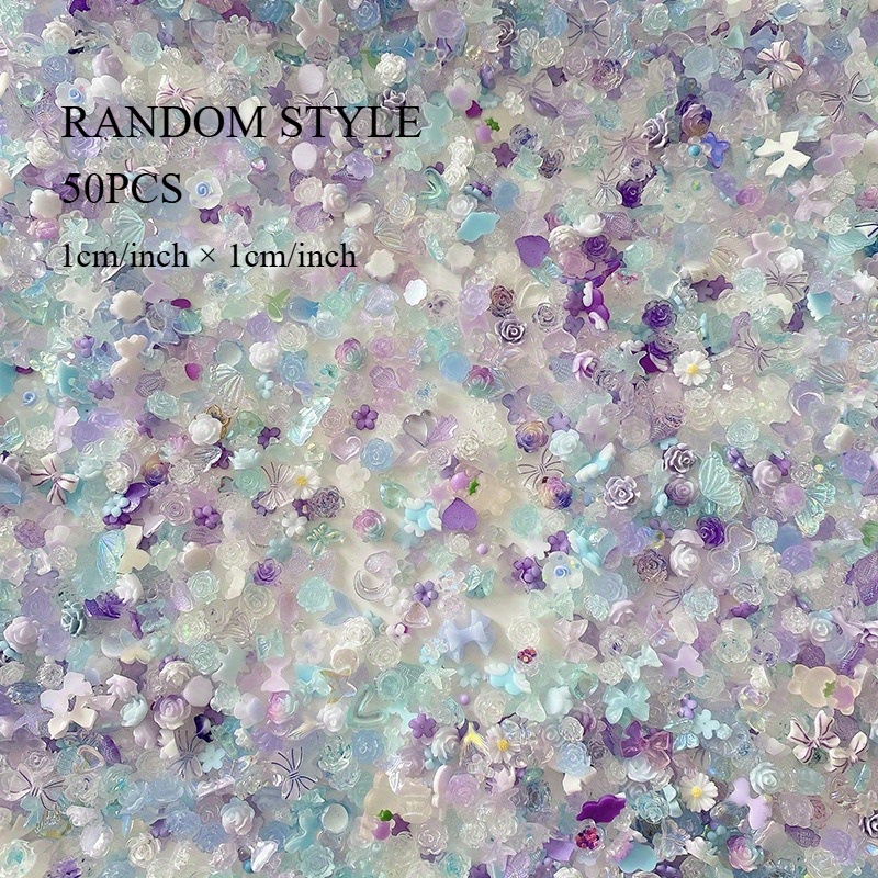 50pcs/pack Luminous Light Resi - Resin Glitter Pack 리뷰 및 가격