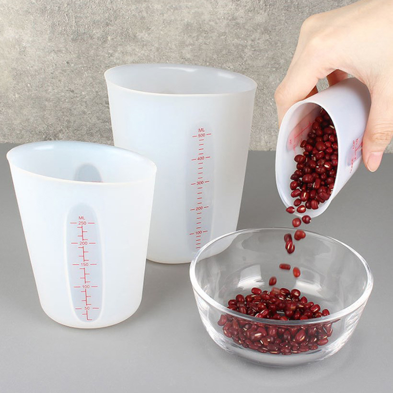 125/250/500ml Silicone Measuri - Mixing Cup Silicone 리뷰 및 가격
