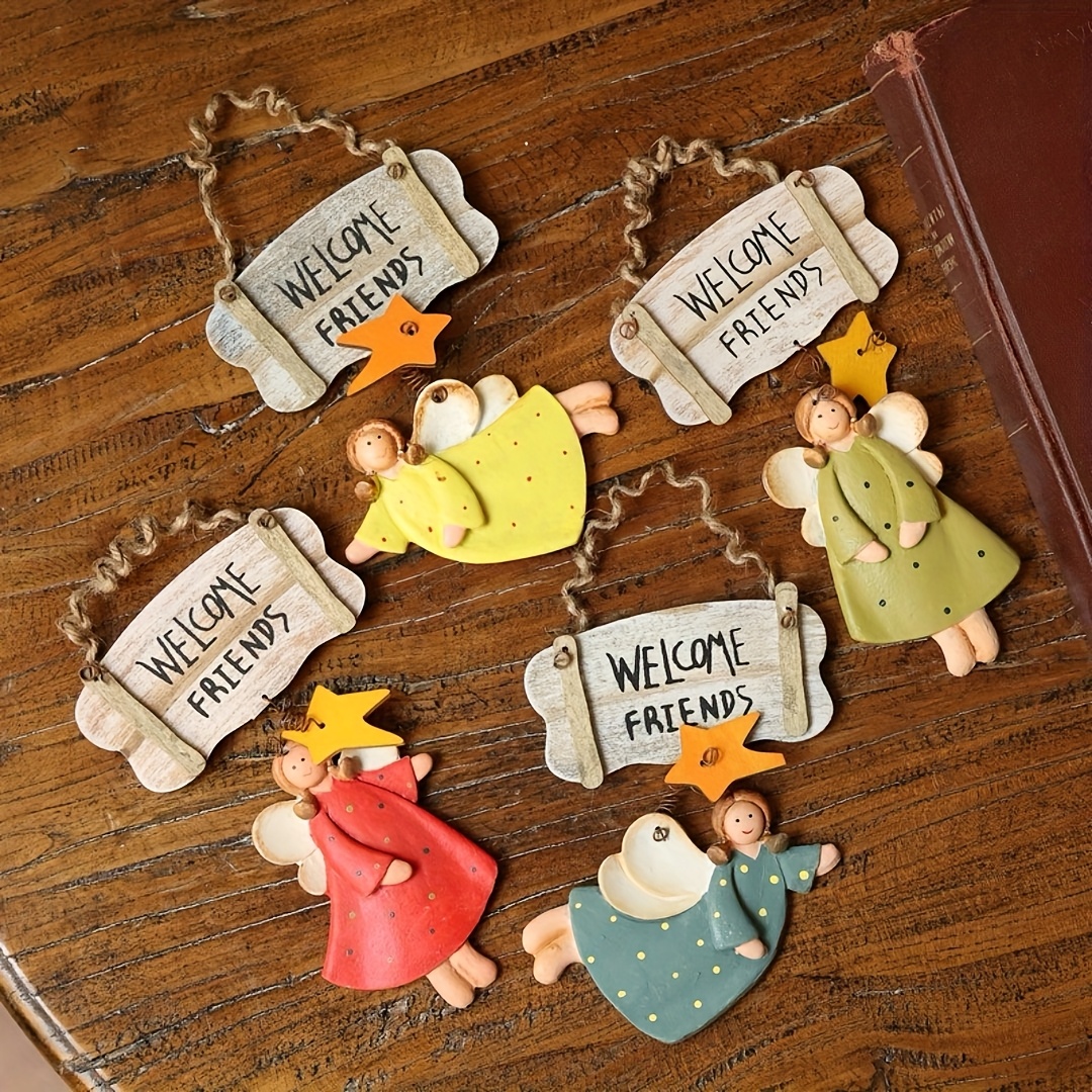 4pcs Angel Pendant Mold, Resin - Resin Craft Ideas 리뷰 및 가격
