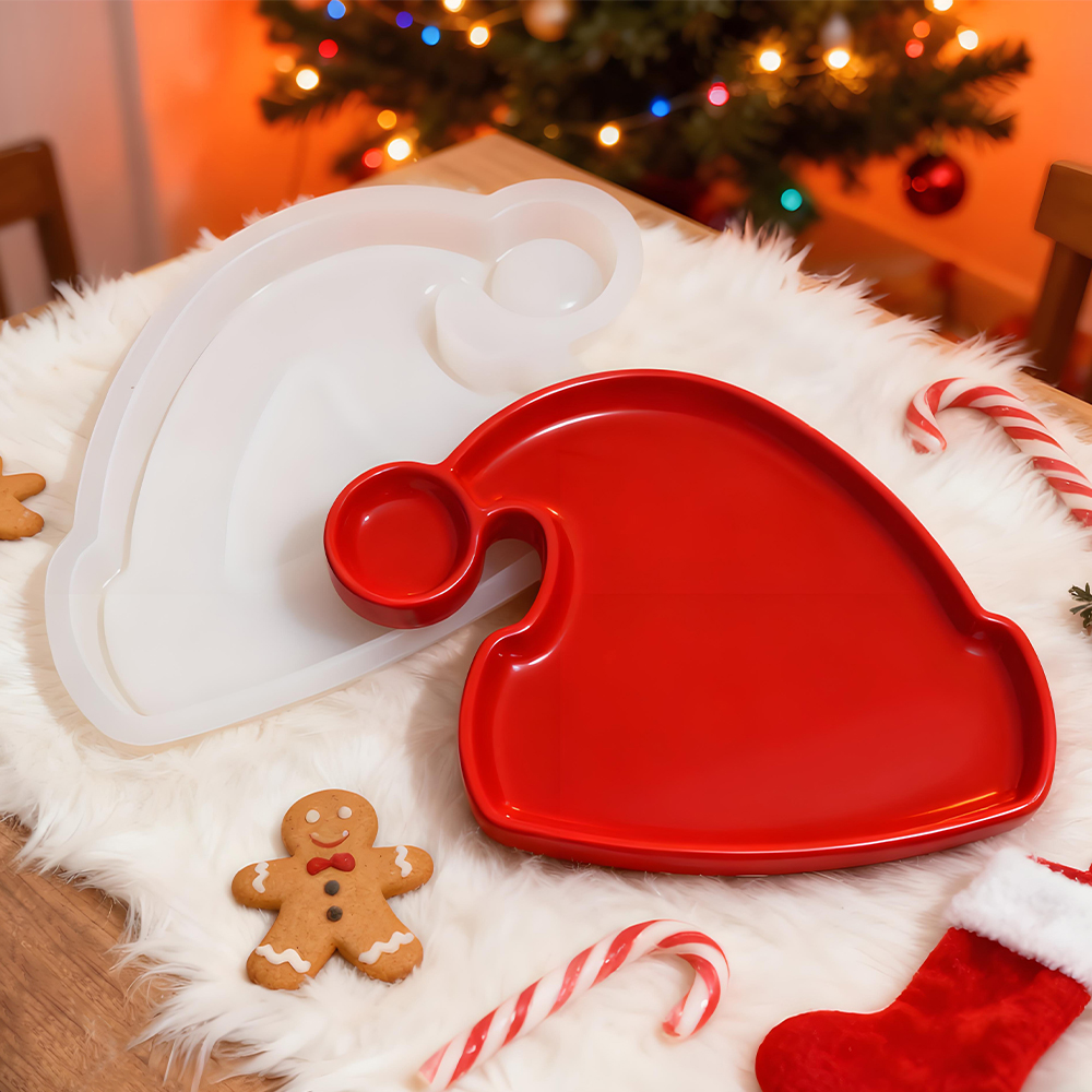 S0246 Christmas Tree Santa Hat - Serving Tray Mold 리뷰 및 가격