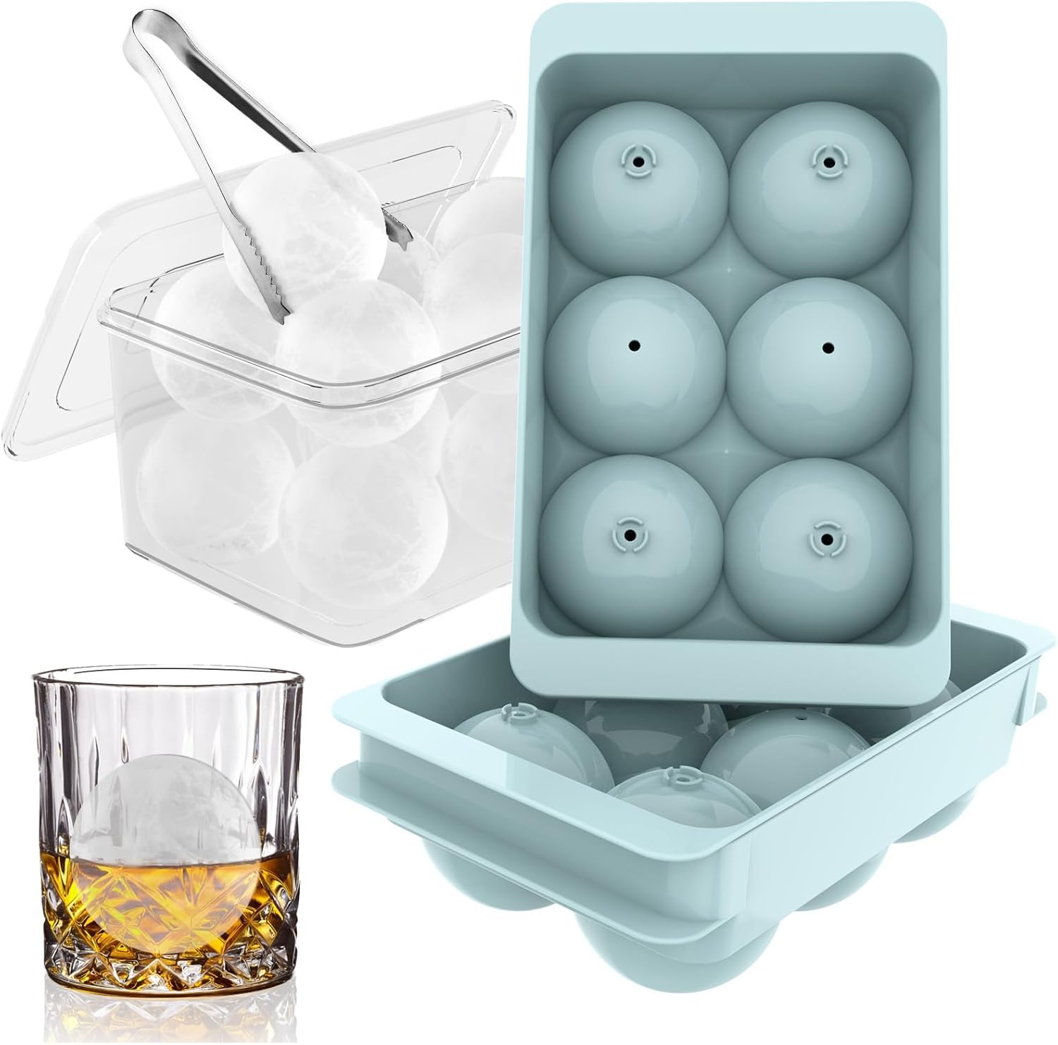 Large Round Ice Cube Trays for - Coaster Mold Round 리뷰 및 가격