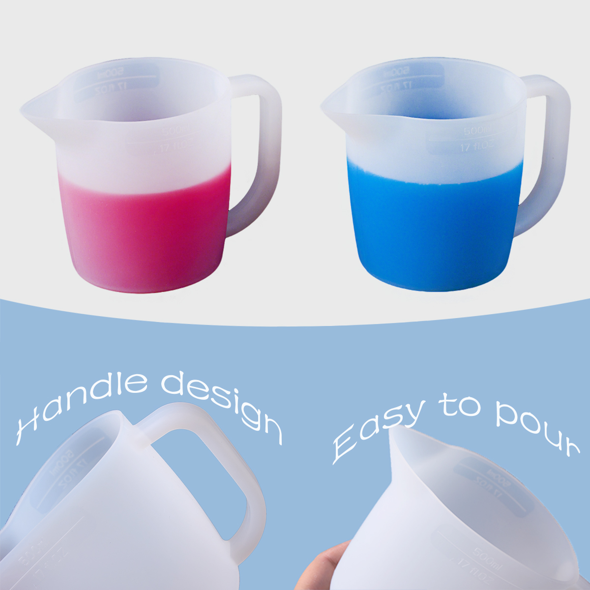 500ML Silicone Measuring Cup w - Mixing Cup Silicone 리뷰 및 가격