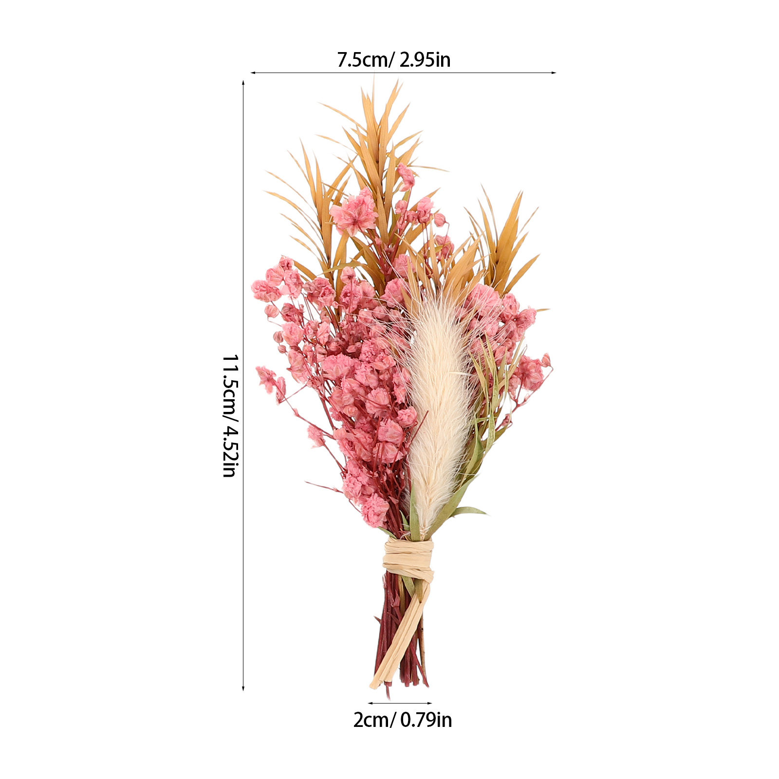 3Pcs Mini Dried Floral Bouquet - Dried Flower Bulk 리뷰 및 가격
