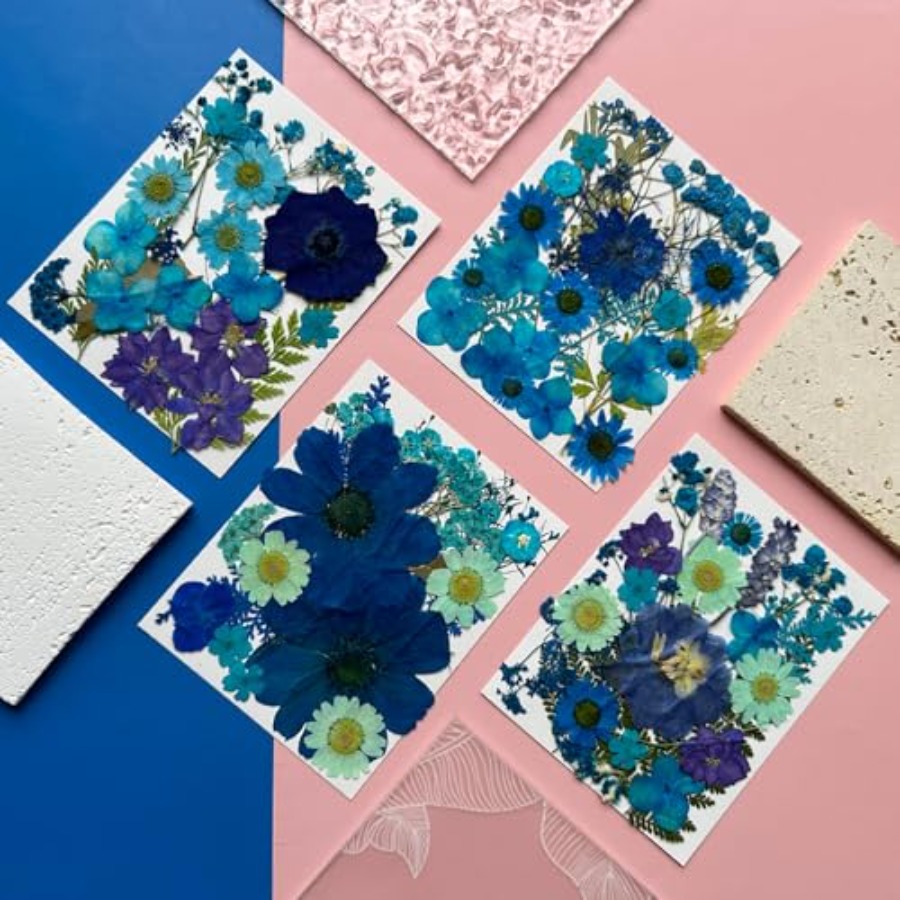 94Pcs Dried Pressed Flowers fo - Dried Flower Bulk 리뷰 및 가격