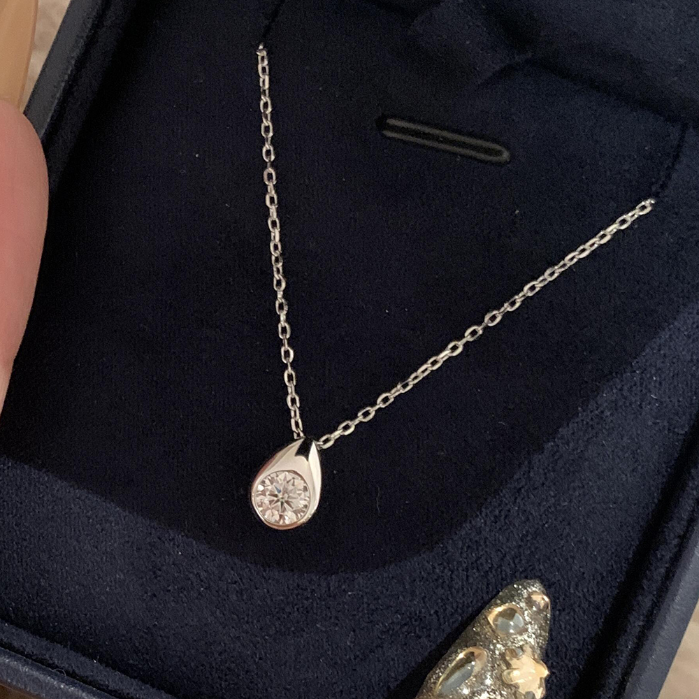 0.3/0.5CT Solitaire Diamond Mo - Bezels Set Pendant 리뷰 및 가격