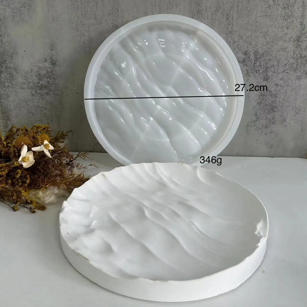 Irregular Ocean Waves Large Ro - Coaster Mold Round 리뷰 및 가격