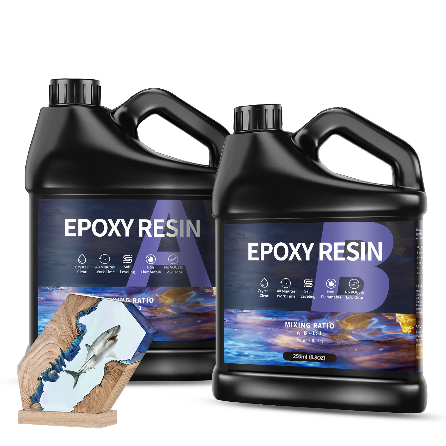 500g/1000g  AB Epoxy Resin Glu - Epoxy Uv Resin Kit 리뷰 및 가격