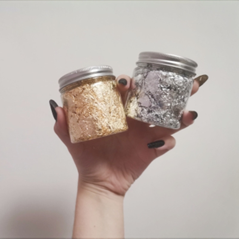 Imitation Rose Gold Silver Cop - Gold Foil Flakes 리뷰 및 가격