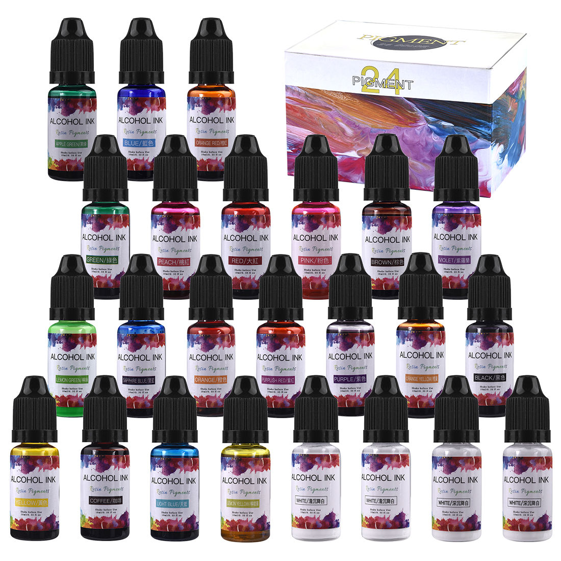 10ML Art Ink Alcohol Resin Pig - Resin Dye Alcohol 리뷰 및 가격