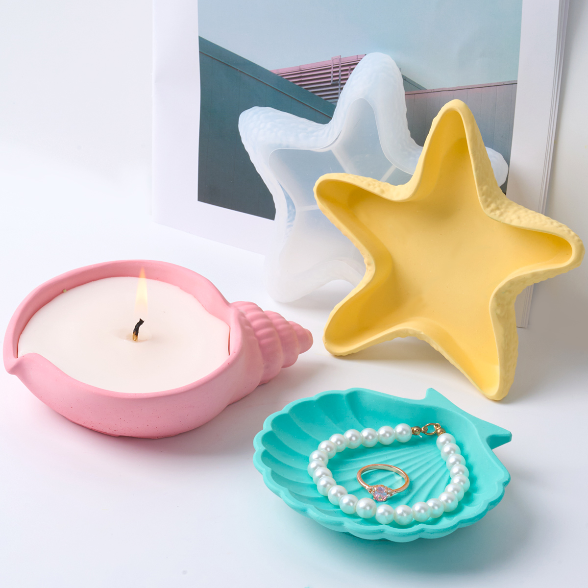 DIY Concrete Starfish Starage  - Serving Tray Mold 리뷰 및 가격