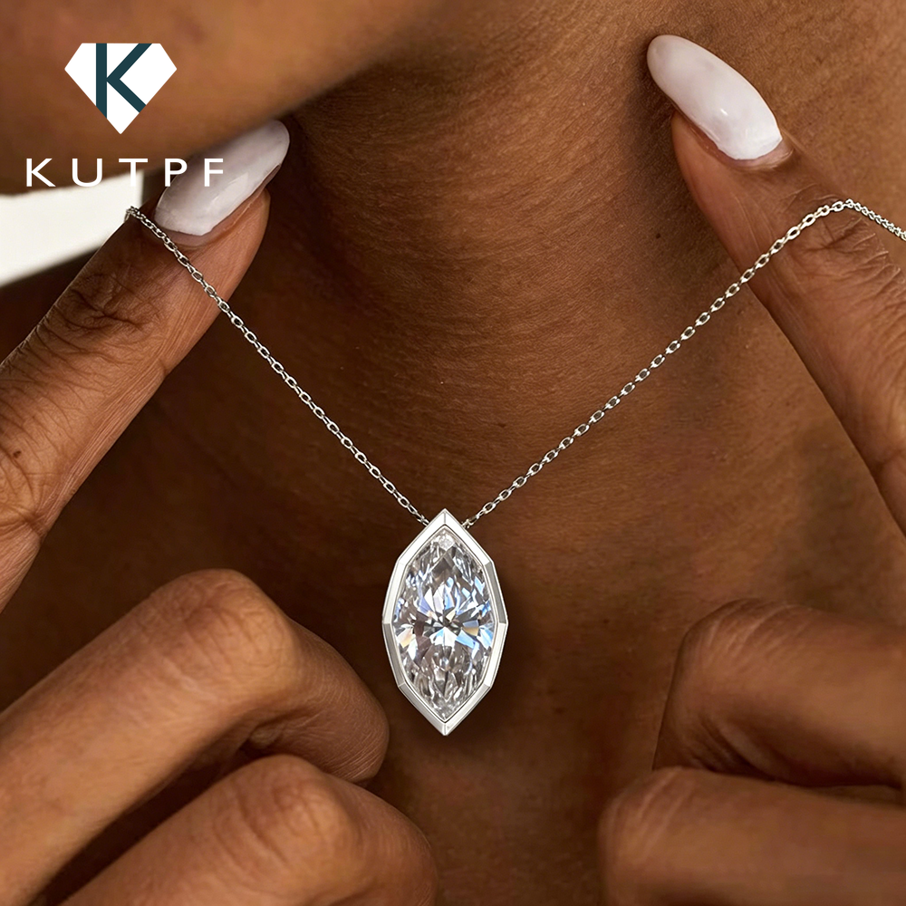 3Carat Bezel Set Marquise Cut  - Bezels Set Pendant 리뷰 및 가격