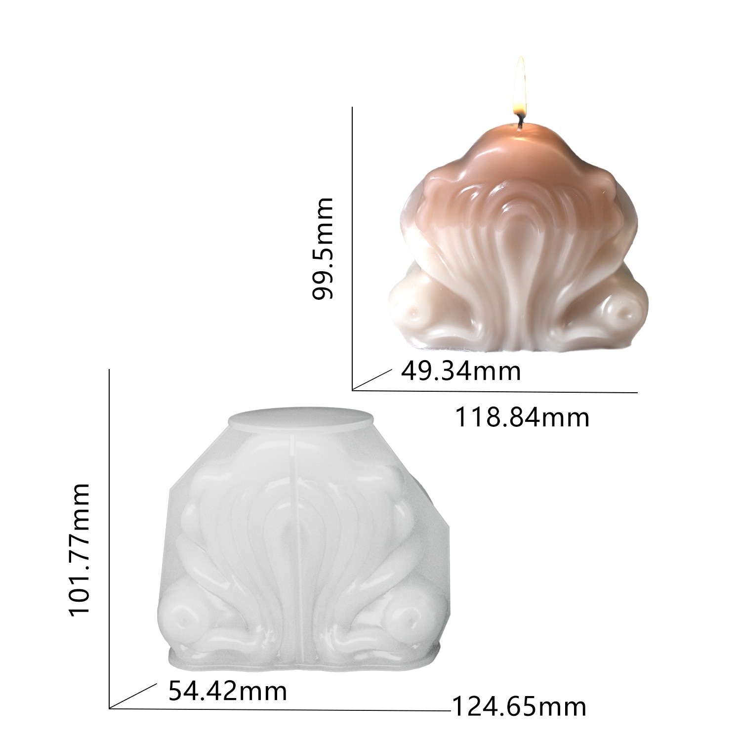 Ocean Shell Candle Silicone Mo - Resin Ocean Wave Mold 리뷰 및 가격