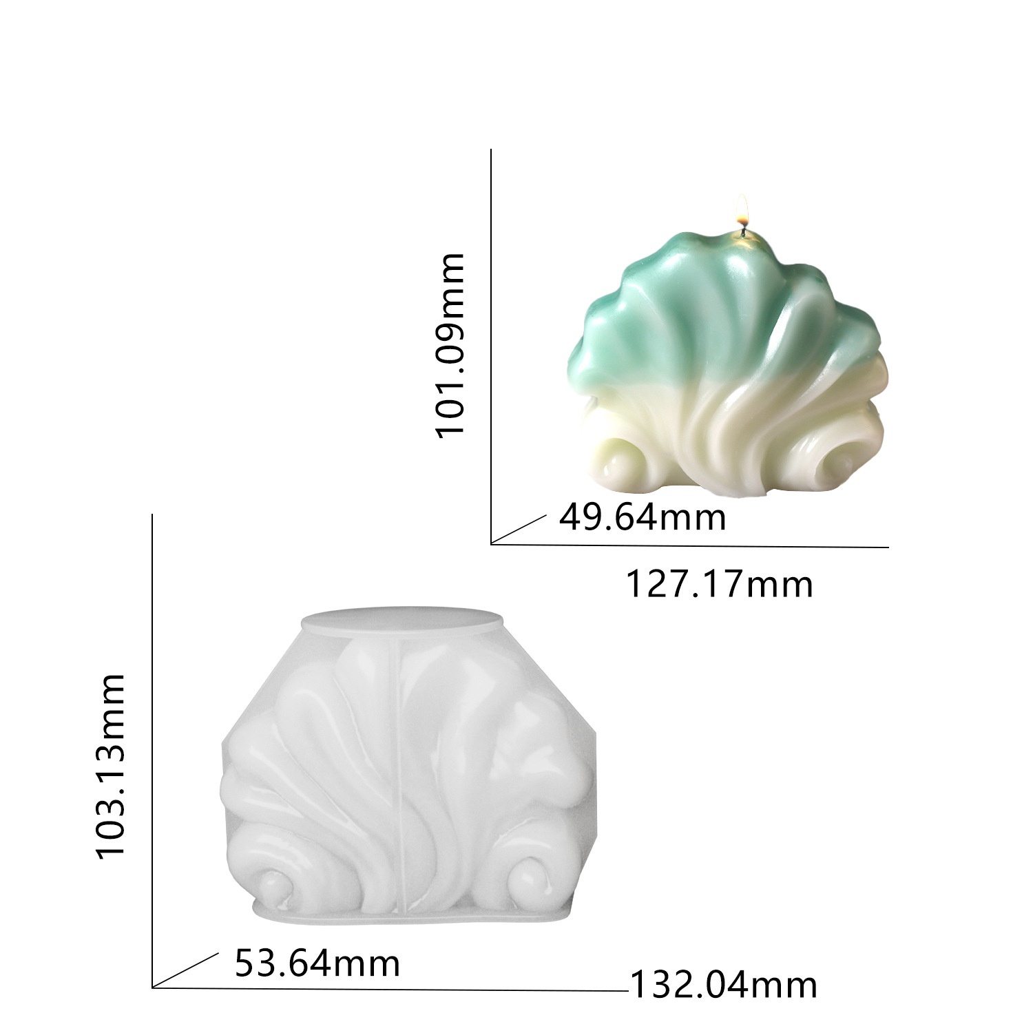 Ocean Shell Candle Silicone Mo - Resin Ocean Wave Mold 리뷰 및 가격
