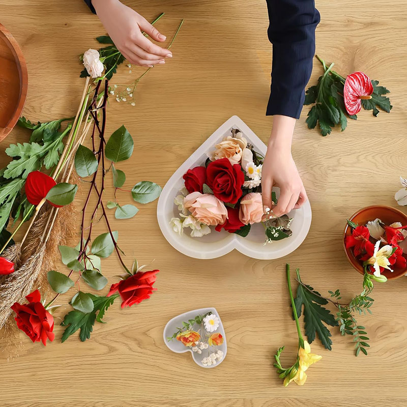 Large Heart Epoxy Resin Mold F - Flower Preservation Resin 리뷰 및 가격