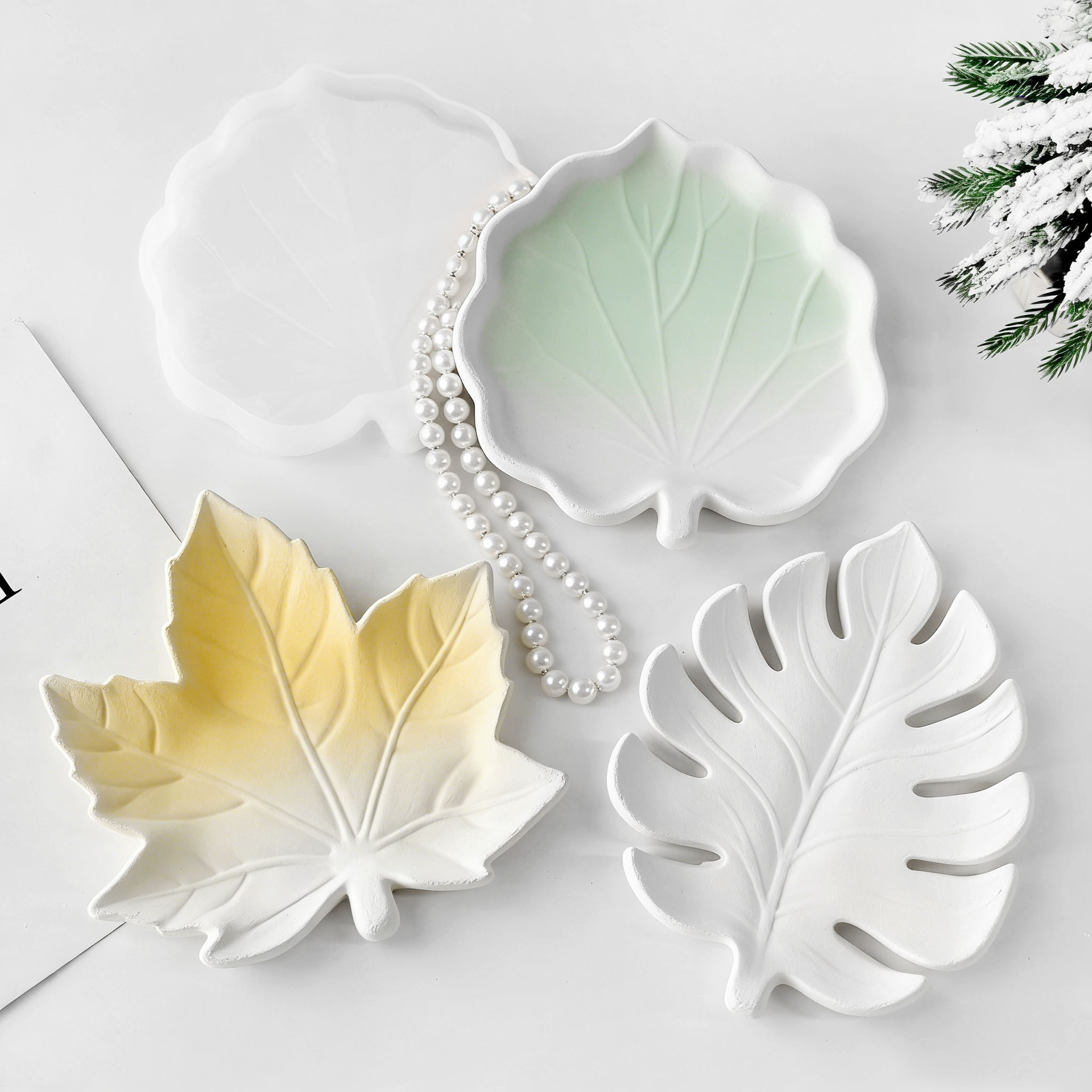 DIY Gypsum Form Leaf Coaster S - Serving Tray Mold 리뷰 및 가격