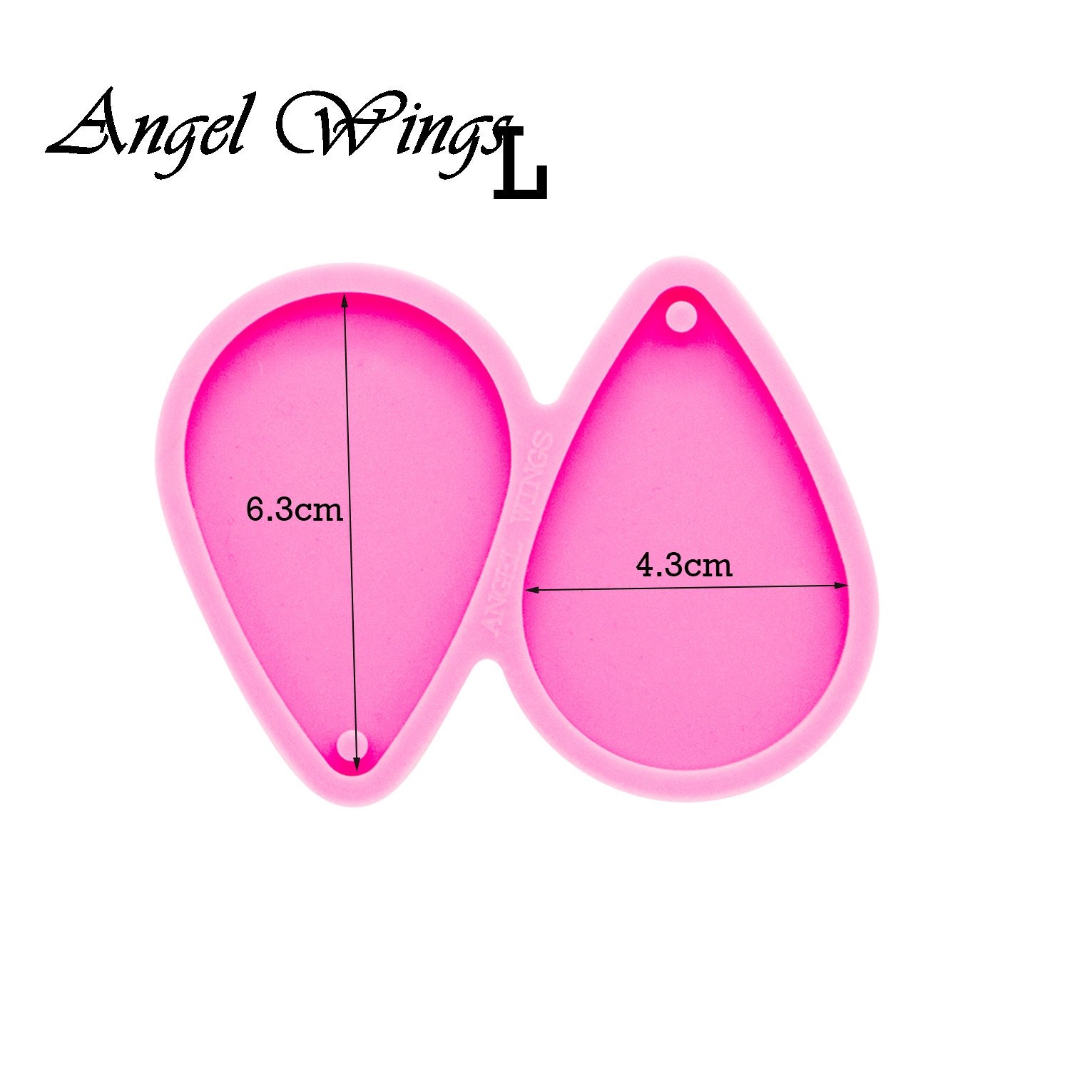 Shiny Tear Drop Hoop Earrings  - Geode Mold Silicone 리뷰 및 가격