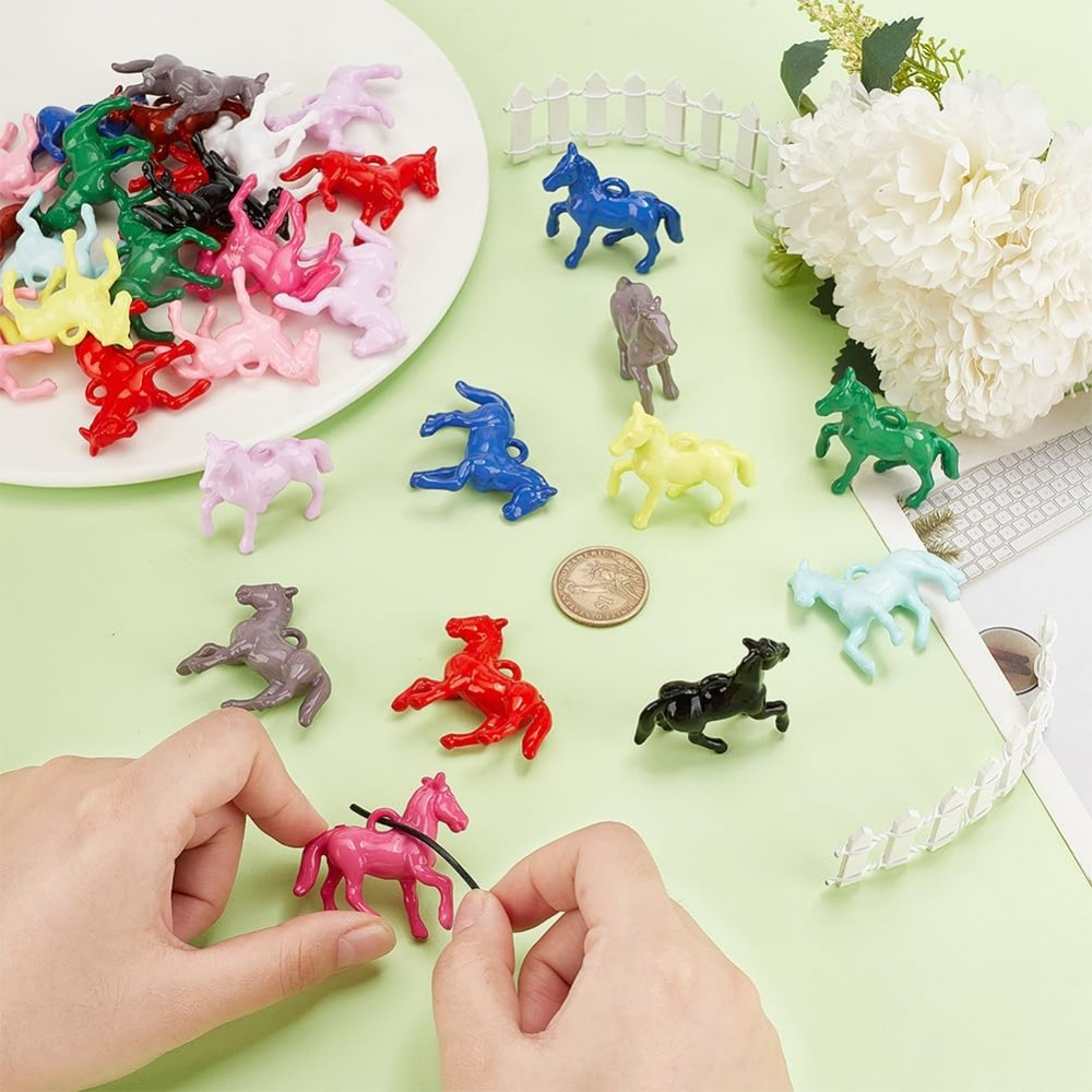 48pcs Opaque Acrylic Pendants  - Resin Crafts 리뷰 및 가격