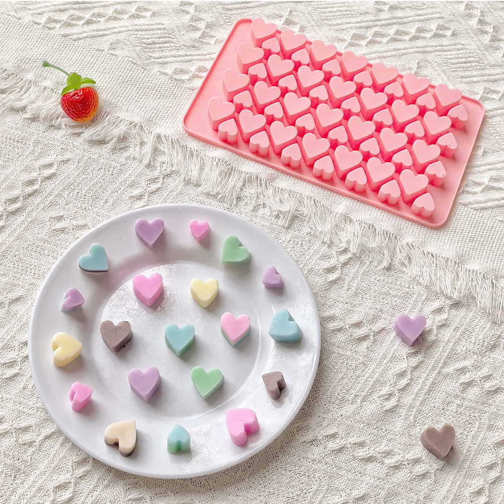 56 cavity size heart-shaped ch - Silicone Mold Tray 리뷰 및 가격