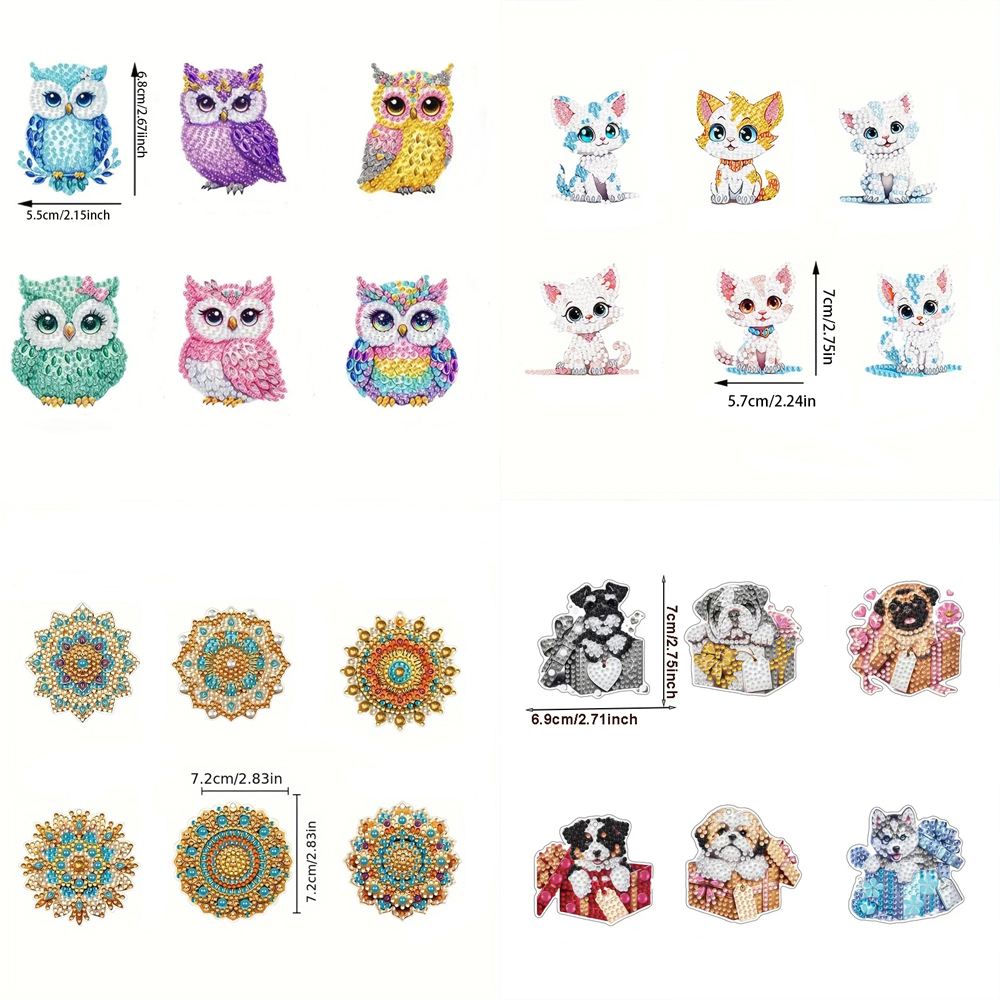 6-piece/set DIY Diamond Keycha - Resin Craft Kit 리뷰 및 가격