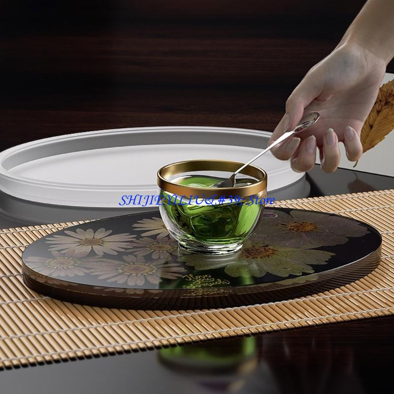 E21F Oval Mirror Mold for DIY  - Geode Mold Silicone 리뷰 및 가격