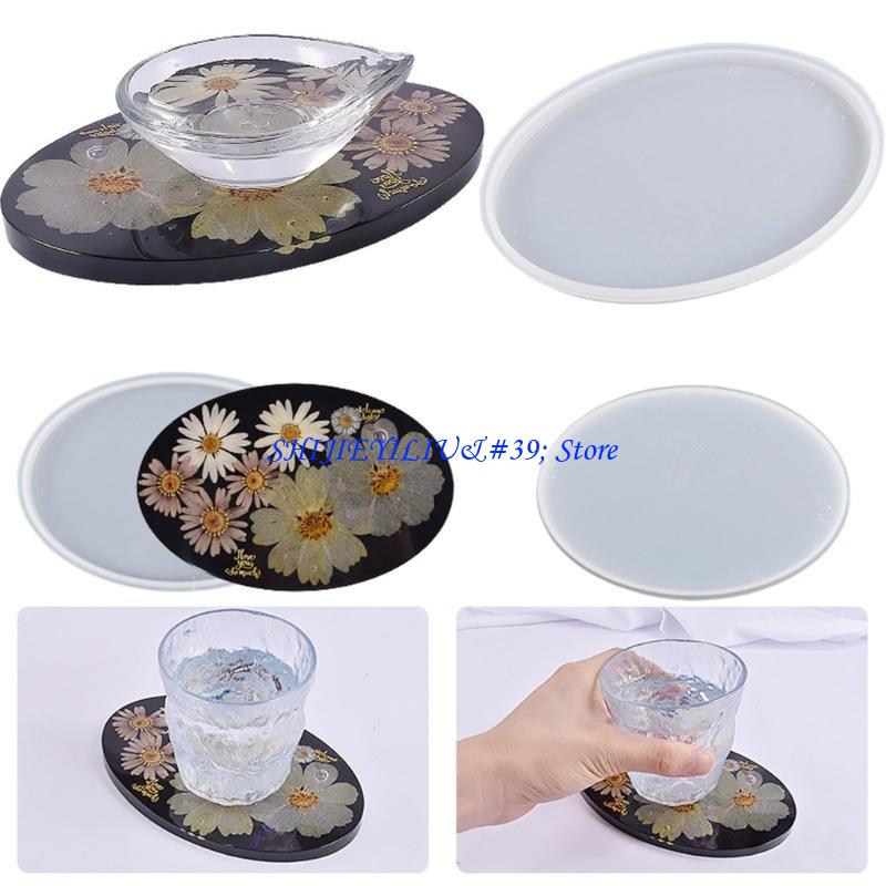E21F Oval Mirror Mold for DIY  - Geode Mold Silicone 리뷰 및 가격