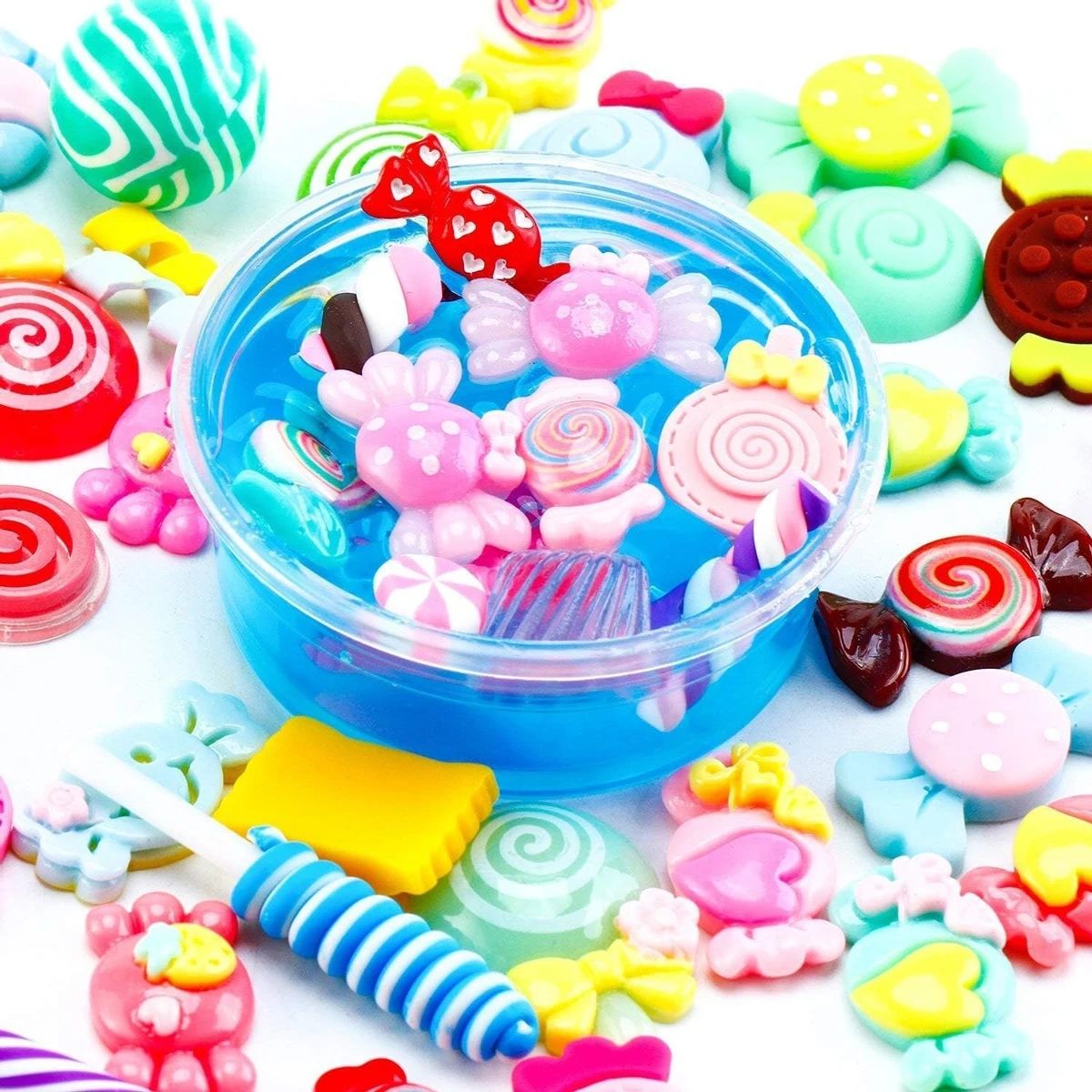 30pcs Random Candy Slime Charm - Resin Craft Material 리뷰 및 가격