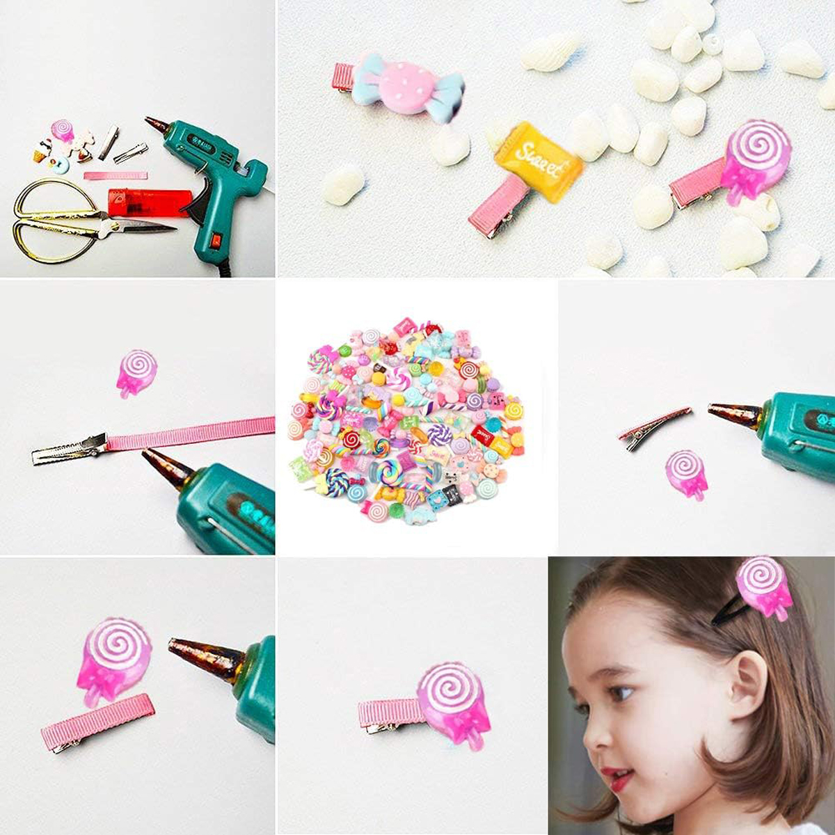 30pcs Random Candy Slime Charm - Resin Craft Material 리뷰 및 가격