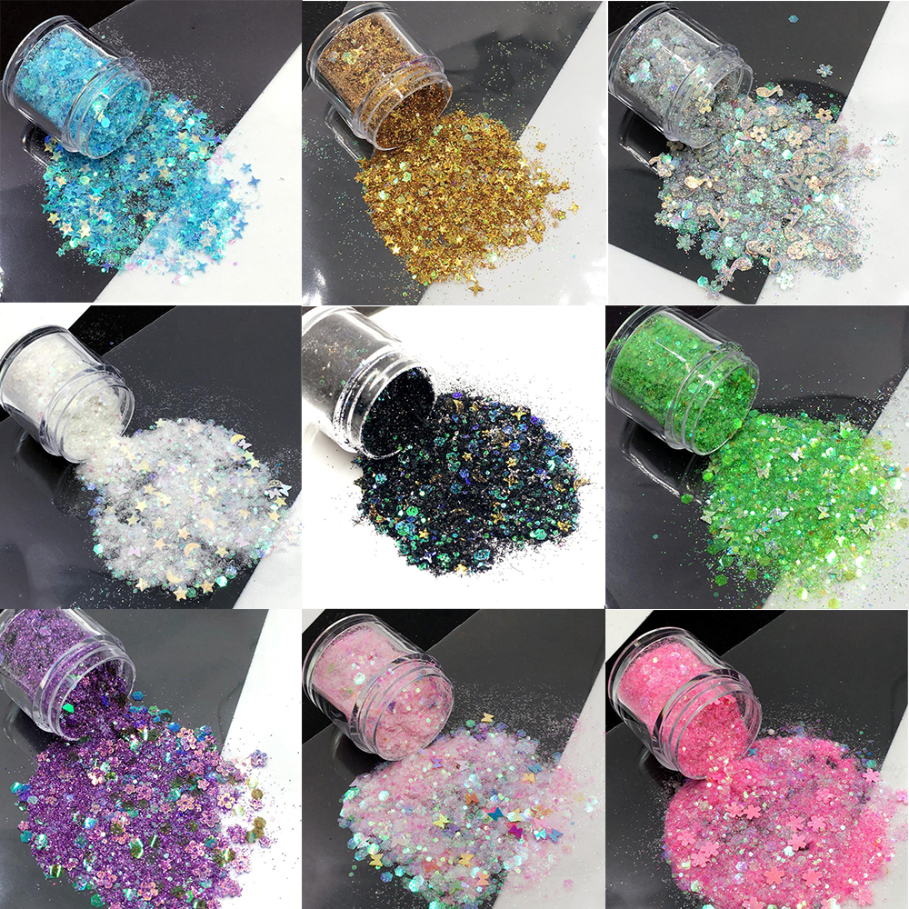 10ml/Box Glitter Epoxy Resin F - Gold Foil Flakes 리뷰 및 가격