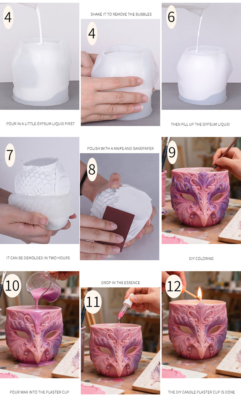 Resin Drip Candle Cups  Cement - Resin Craft Workshop 리뷰 및 가격